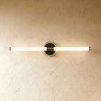 Aero Luxe lineární nástěnná lampa moderní hliník a akryl koupelnové a toaletní osvětlení
