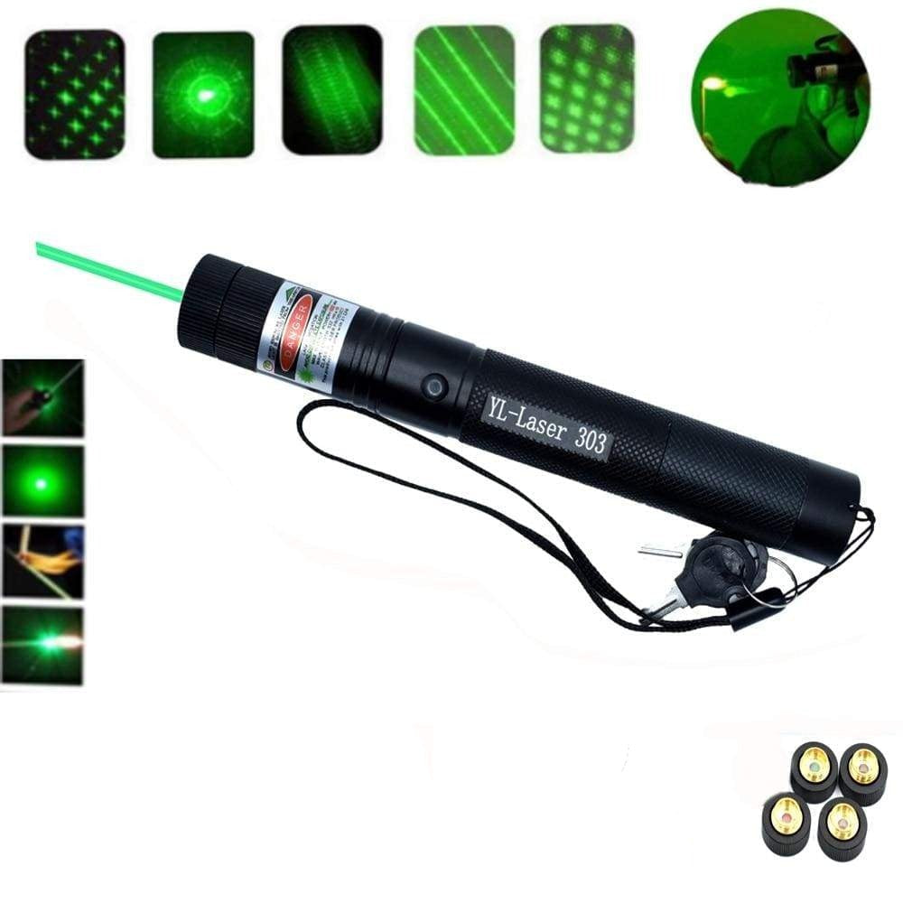 LumenRay 303 dálkový laserový ukazovátko, zelený paprsek, odolný přenosný design