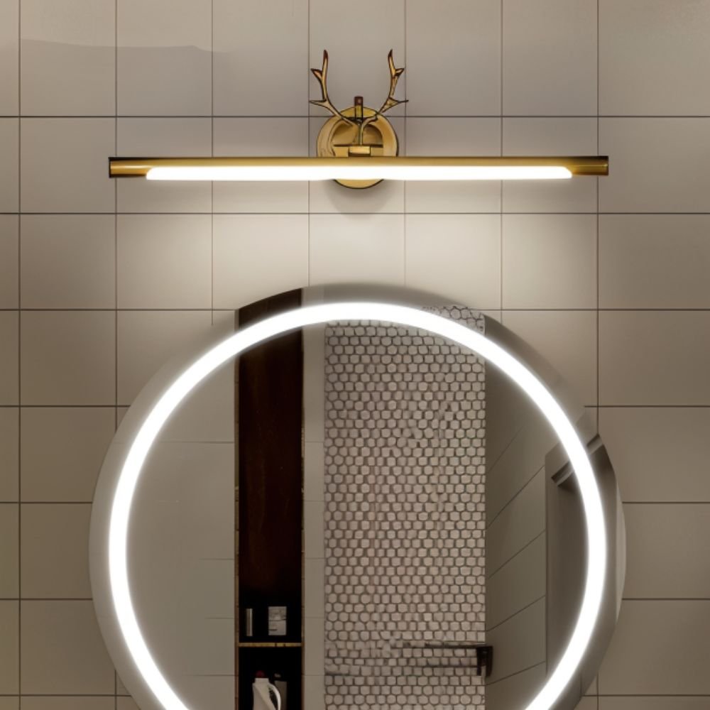 CopperWave fali lámpa szórt LED fénnyel és akril árnyékolóval  