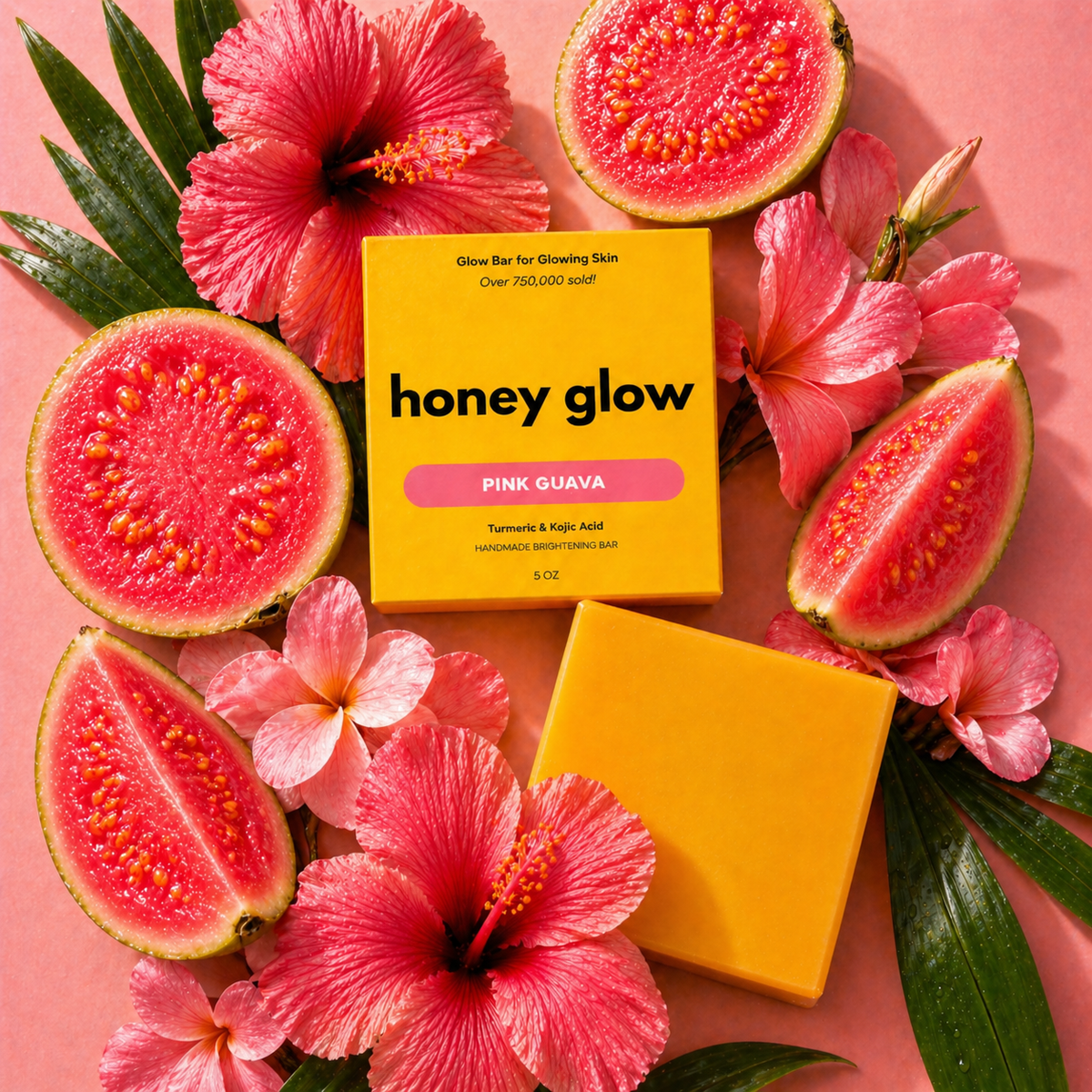 Turmeric & Kojic Acid Cleansing Bar for Face & Body | Fioriscas