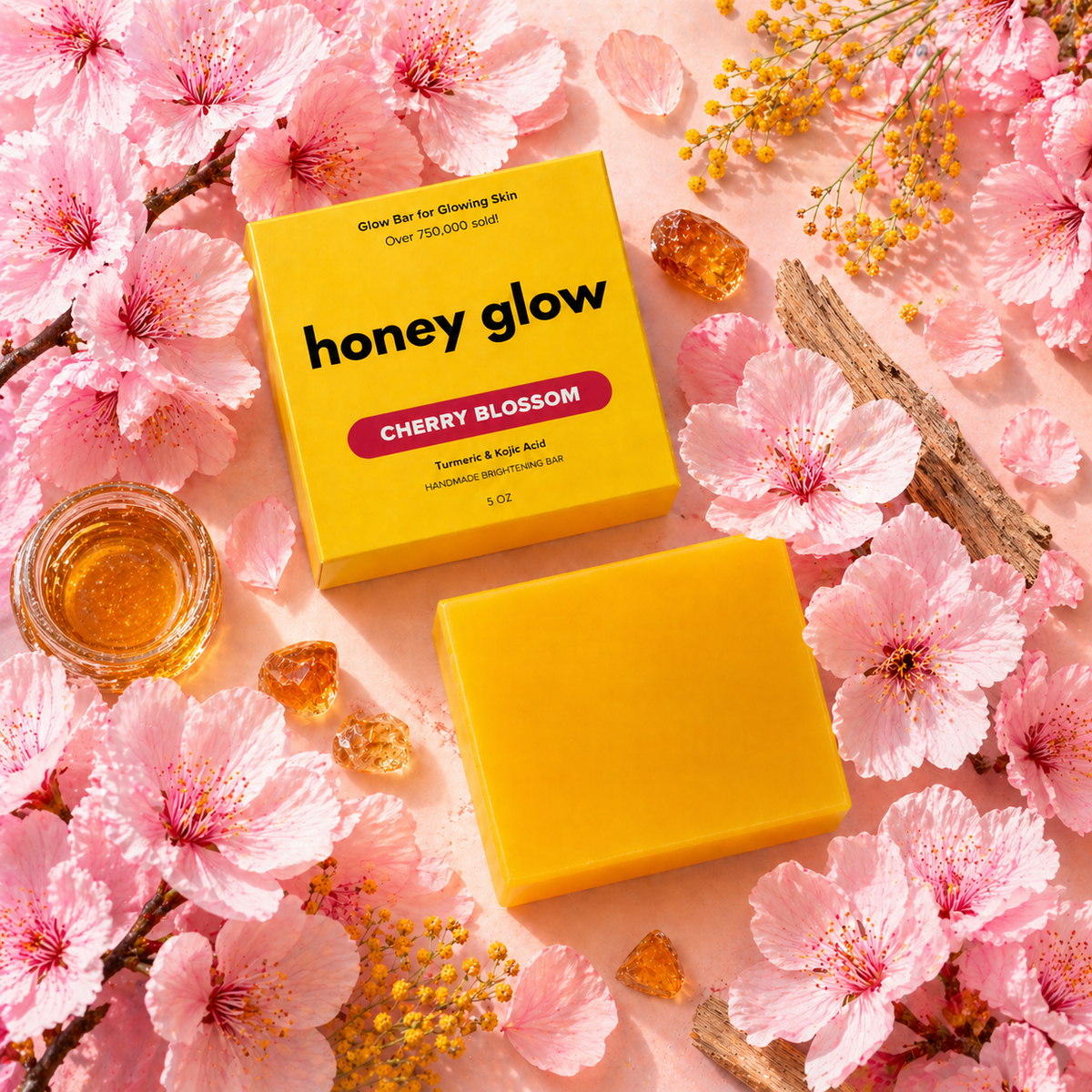 Turmeric & Kojic Acid Cleansing Bar for Face & Body | Fioriscas