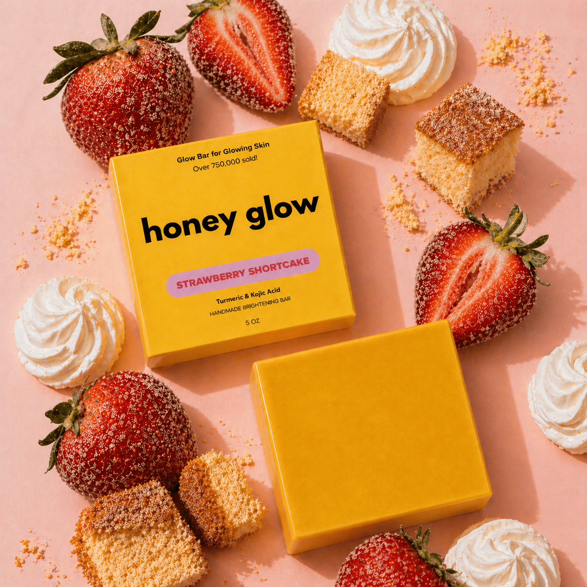 Turmeric & Kojic Acid Cleansing Bar for Face & Body | Fioriscas