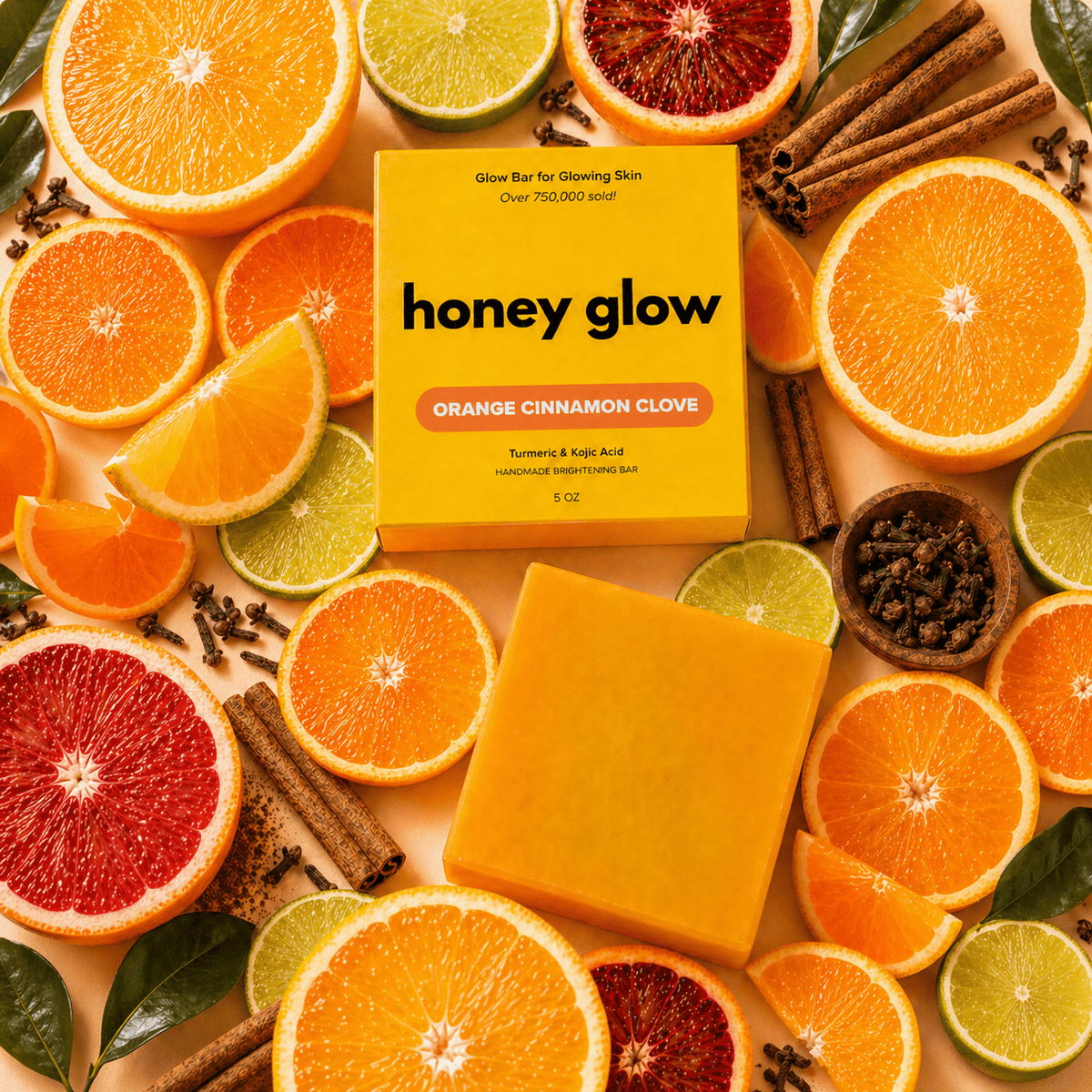 Turmeric & Kojic Acid Cleansing Bar for Face & Body | Fioriscas