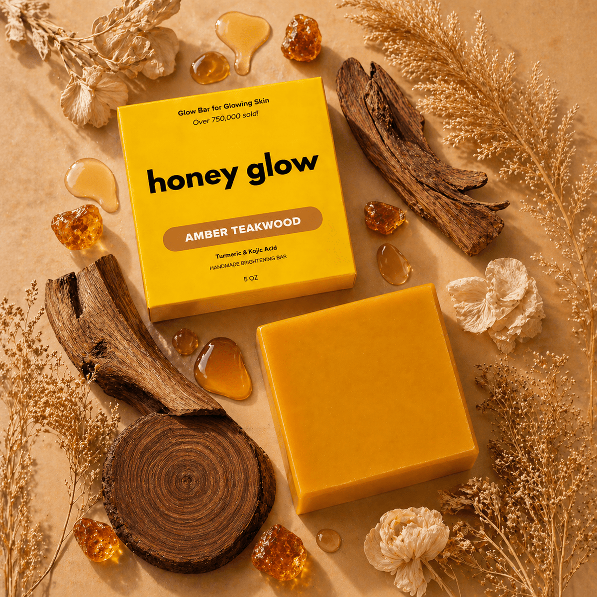 Turmeric & Kojic Acid Cleansing Bar for Face & Body | Fioriscas