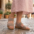 Sandalias elásticas – Ligeras y sin cordones para caminar y viajar | Fioriscas