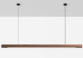 SolaraWood Holz-Pendelleuchte, verstellbare Länge, Kiefer oder Walnuss, integrierte LED