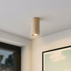Aurora Travertine Cylinder Downlight With Soft Warm Glow