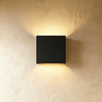 Lampada da parete quadrata in alluminio Verve per corridoi, illuminazione ambientale moderna