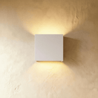 Lampada da parete quadrata in alluminio Verve per corridoi, illuminazione ambientale moderna