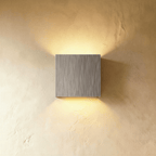 Lampada da parete quadrata in alluminio Verve per corridoi, illuminazione ambientale moderna