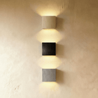 Lampada da parete quadrata in alluminio Verve per corridoi, illuminazione ambientale moderna