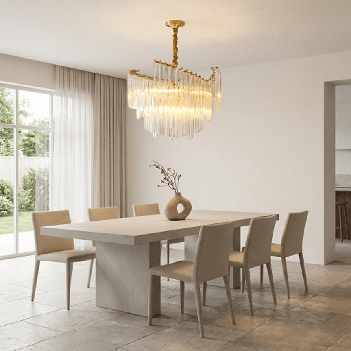 Nova Crystal Cascade lustr luxusní výrazné osvětlení pro interiéry