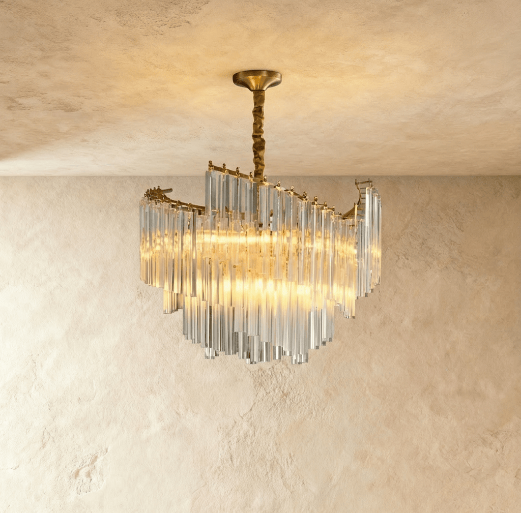 Nova Crystal Cascade lustr luxusní výrazné osvětlení pro interiéry