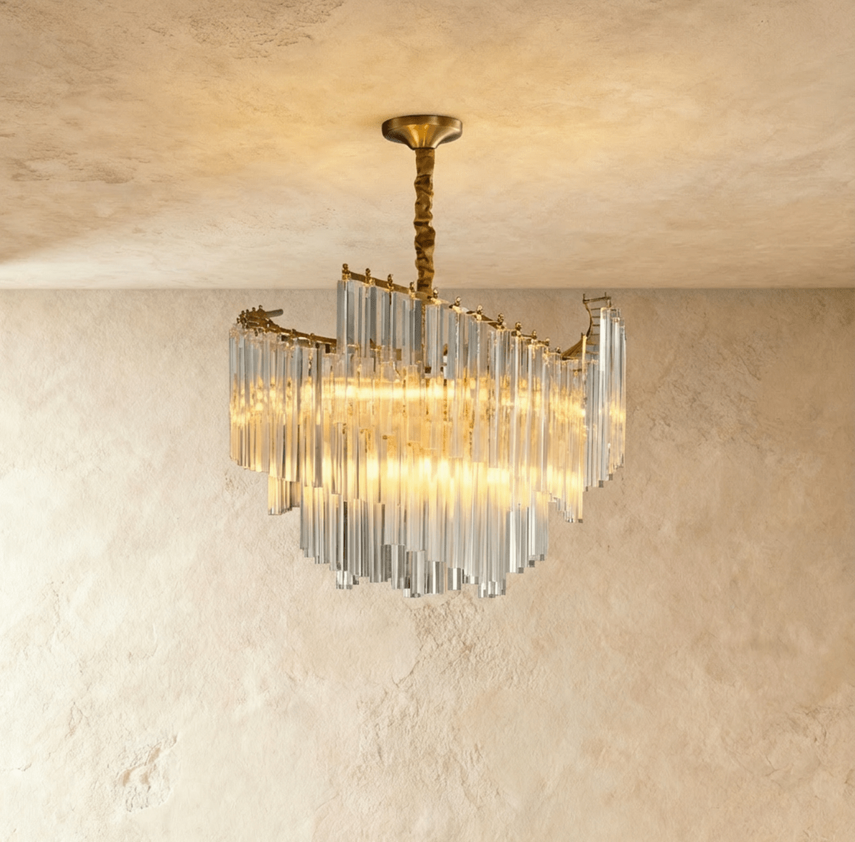 Nova Crystal Cascade lustr luxusní výrazné osvětlení pro interiéry