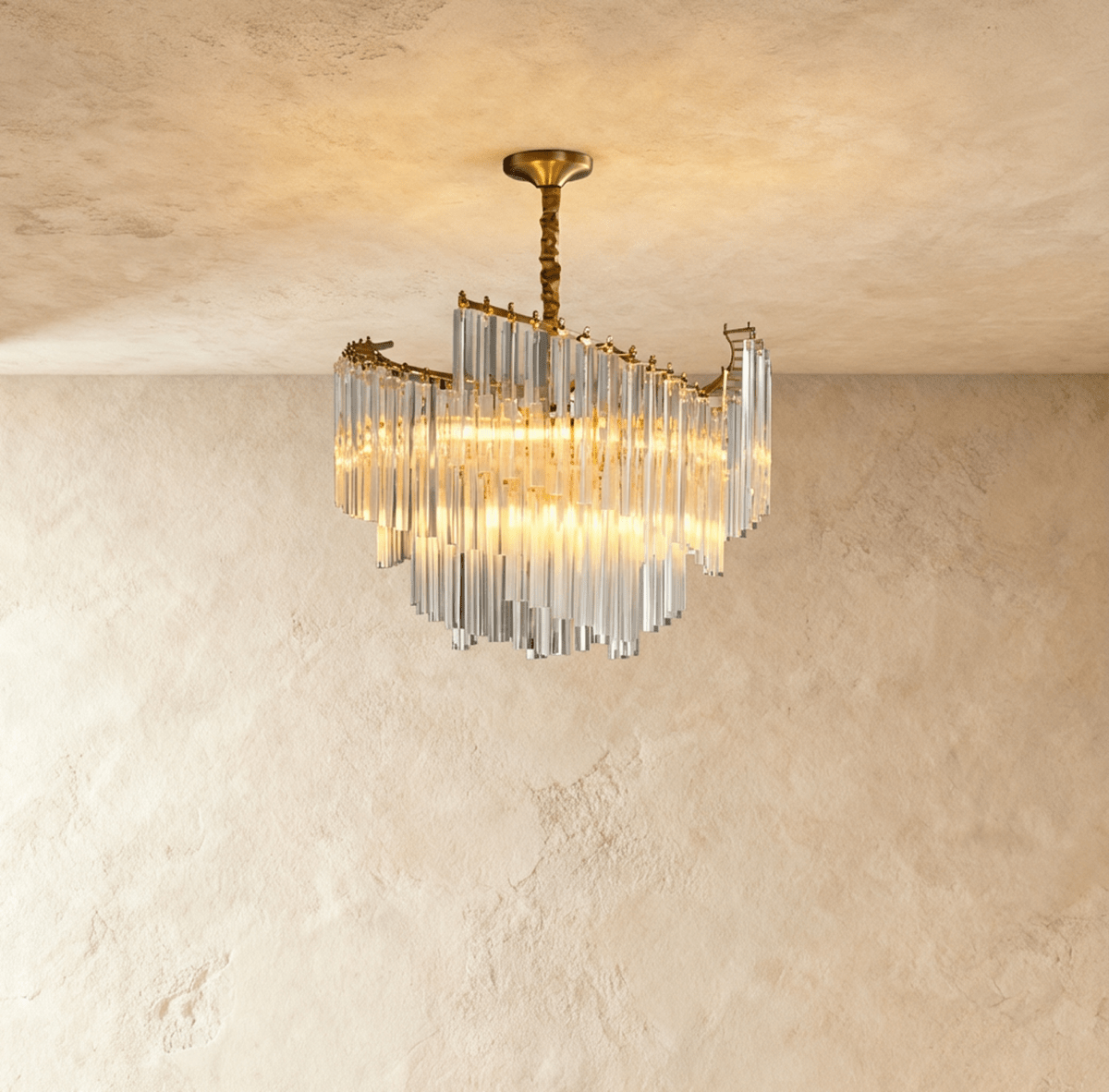 Nova Crystal Cascade lustr luxusní výrazné osvětlení pro interiéry