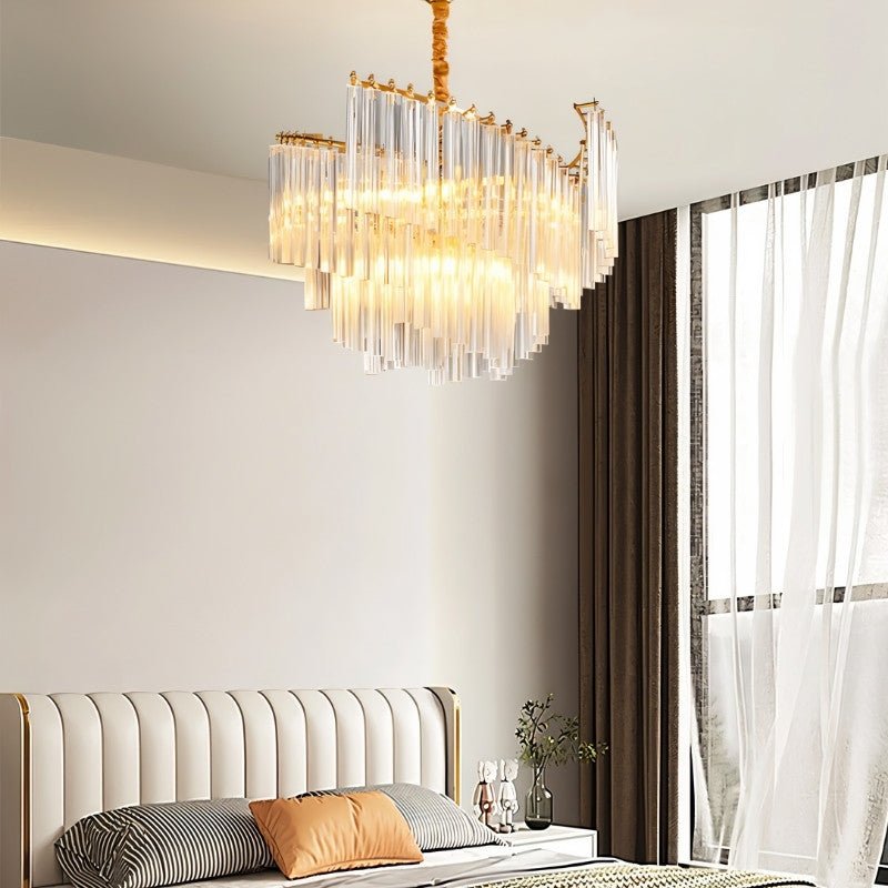 Nova Crystal Cascade lustr luxusní výrazné osvětlení pro interiéry