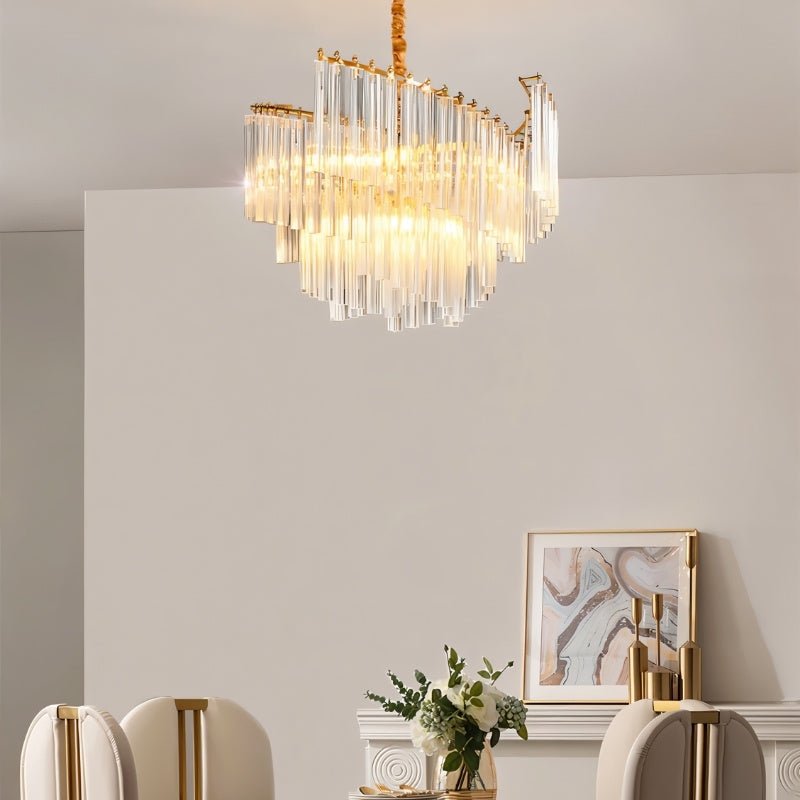 Nova Crystal Cascade lustr luxusní výrazné osvětlení pro interiéry