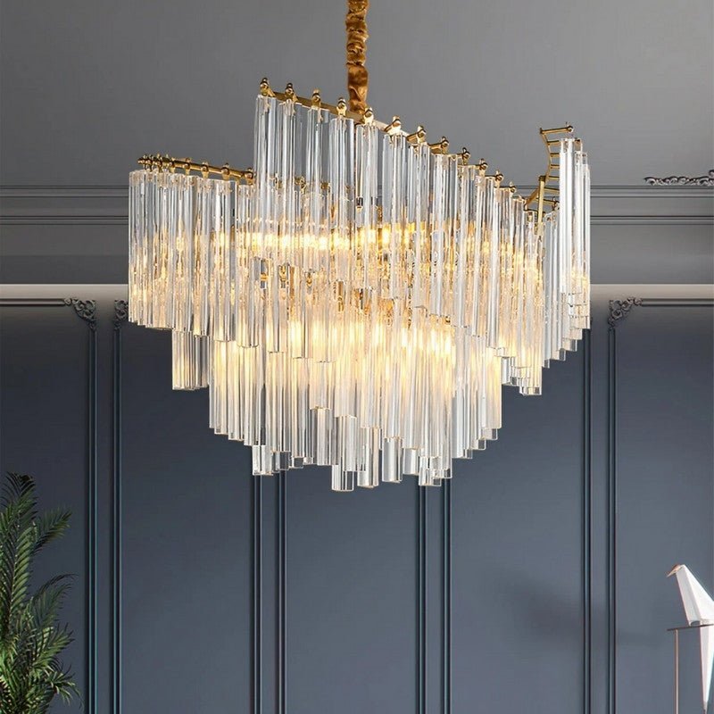 Nova Crystal Cascade lustr luxusní výrazné osvětlení pro interiéry
