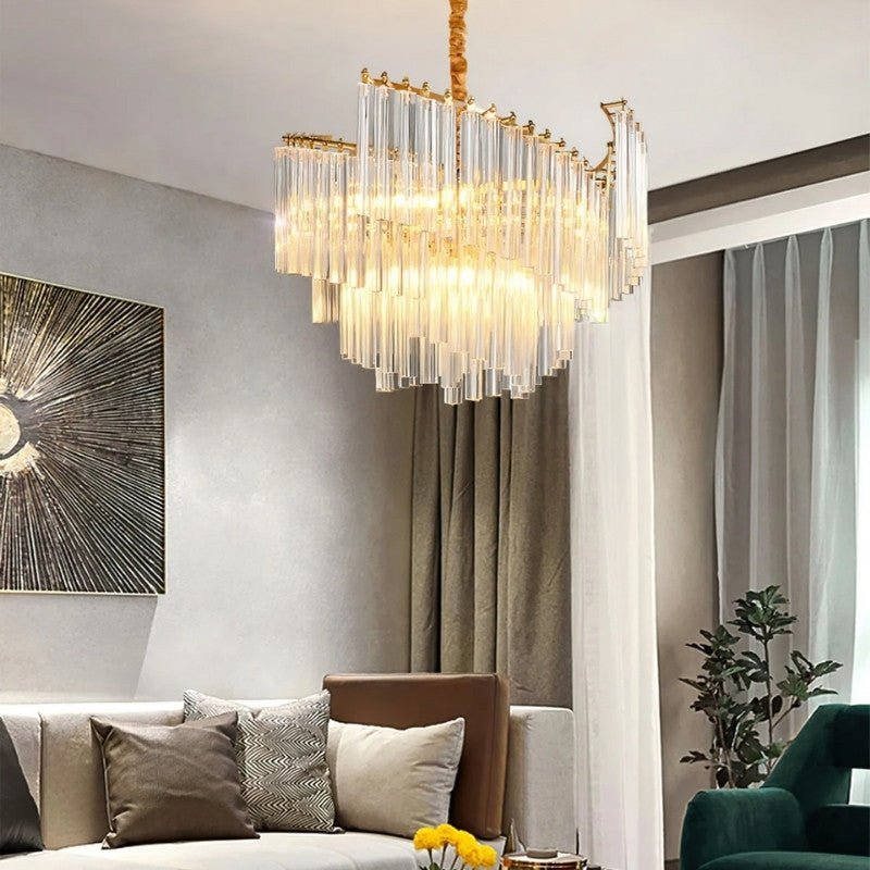 Nova Crystal Cascade lustr luxusní výrazné osvětlení pro interiéry