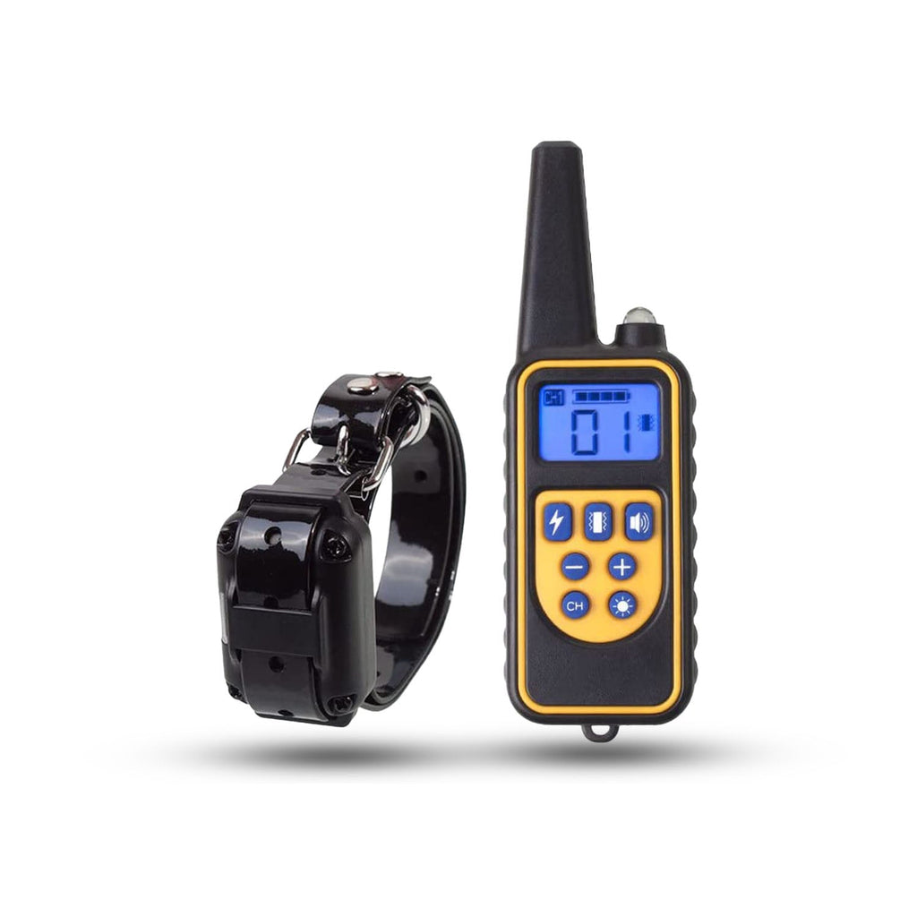 Collier de dressage rechargeable pour chiens, portée de la télécommande de 800 m et conception étanche