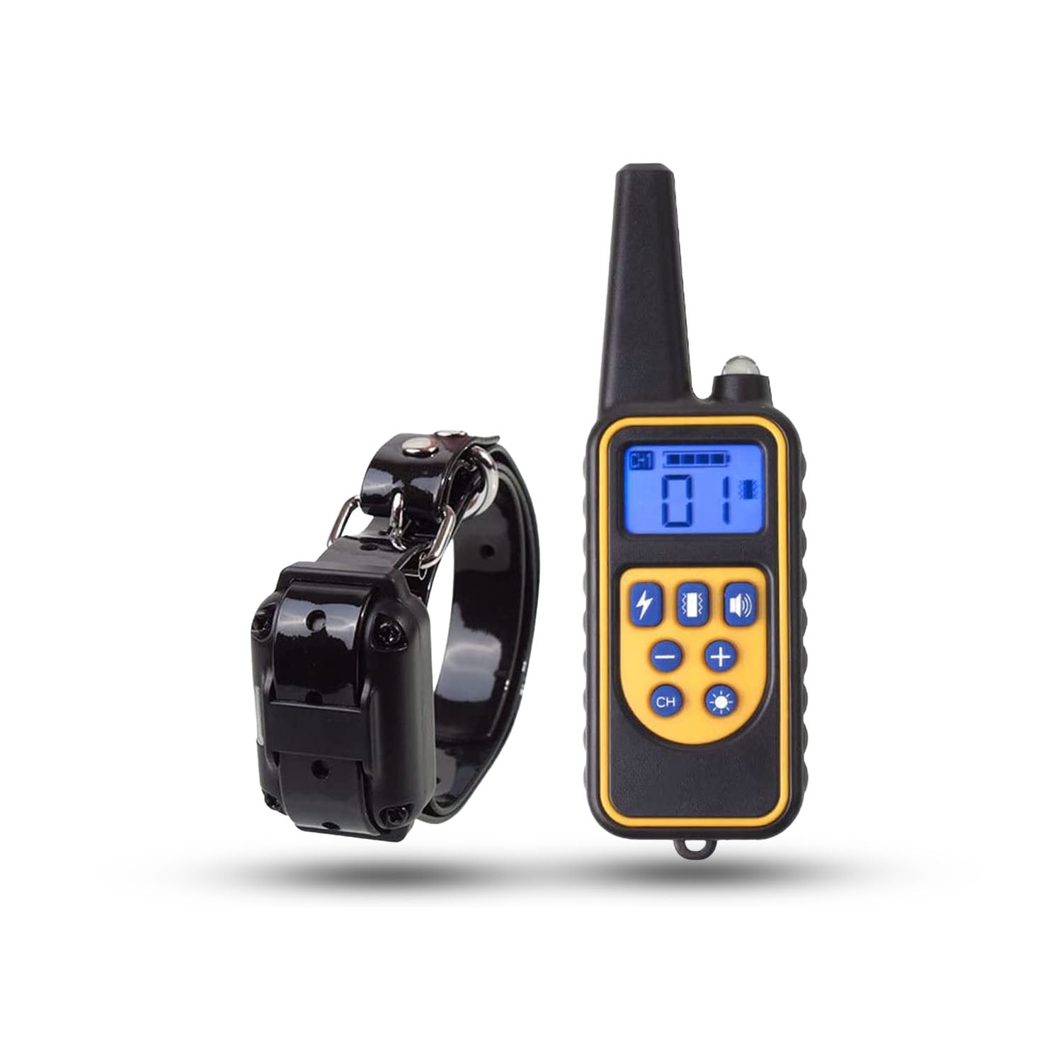 Collier de dressage rechargeable pour chiens, portée de la télécommande de 800 m et conception étanche