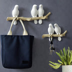 Liora Resin Wall Hook, Bird Branch Design for Coats & Scarves