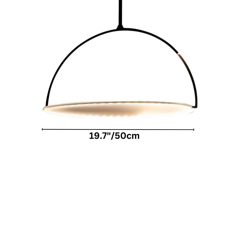 Nebula Portals LED Chandelier With Fabric Diffuser And Steel Frame