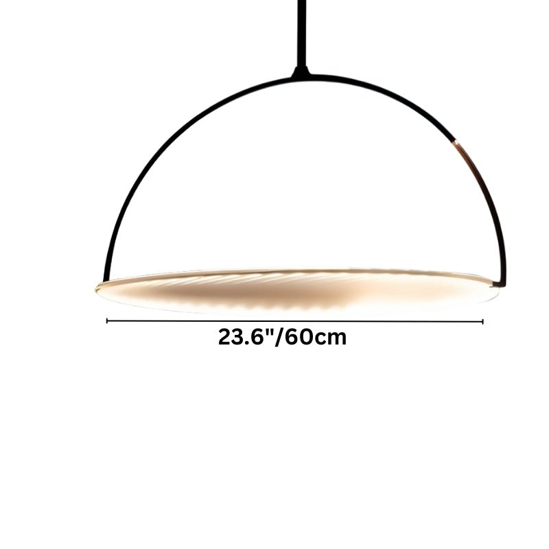 Nebula Portals LED Chandelier With Fabric Diffuser And Steel Frame