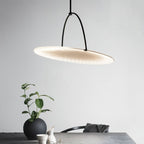 Nebula Portals LED Chandelier With Fabric Diffuser And Steel Frame