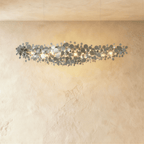 Candeeiro de Teto Luxori Disc com Acabamento em Dourado e Cromo para Interiores Modernos  