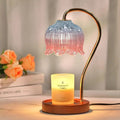 Bloemvormige lamp voor het verwarmen van kaarsen, vlamloze geurverspreider voor een modern interieur