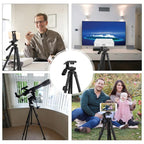 Uitschuifbaar telefoonstatief en selfiestick met Bluetooth-afstandsbediening