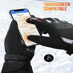Opvarmede motorcykelhandsker med USB-opladelig varme, touchscreen-kompatible