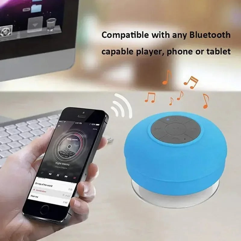 AquaGlow schwimmender wasserdichter LED-Poollautsprecher, Bluetooth 5.0