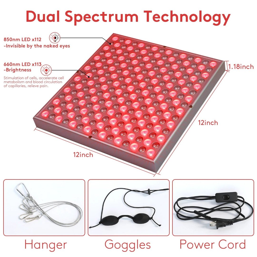 Lampe de luminothérapie rouge SolaraLift pour favoriser le sommeil, soulager la douleur et améliorer la santé de la peau