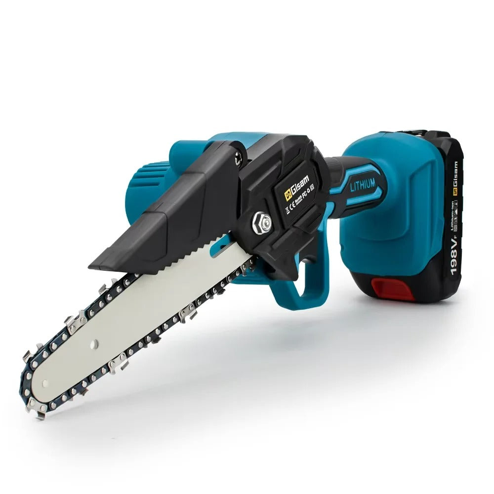 Mini-accukettingzaag, LumaSaw-ketting van 6 inch, lichtgewicht handgreep voor één hand