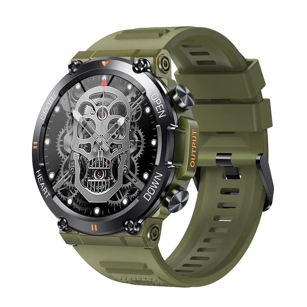 שעון חכם עמיד לשימוש חיצוני עם מסך מגע עגול, FortisX Titan