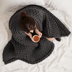 Coperta ponderata Nora, in cotone biologico traspirante, completamente lavabile in lavatrice