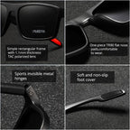 Polarized TR90 Sunglasses With UV400 Protection For Driving And Sports