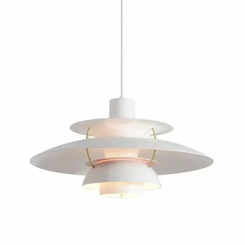 Lampada a sospensione Nexio, profilo cilindrico in metallo spazzolato