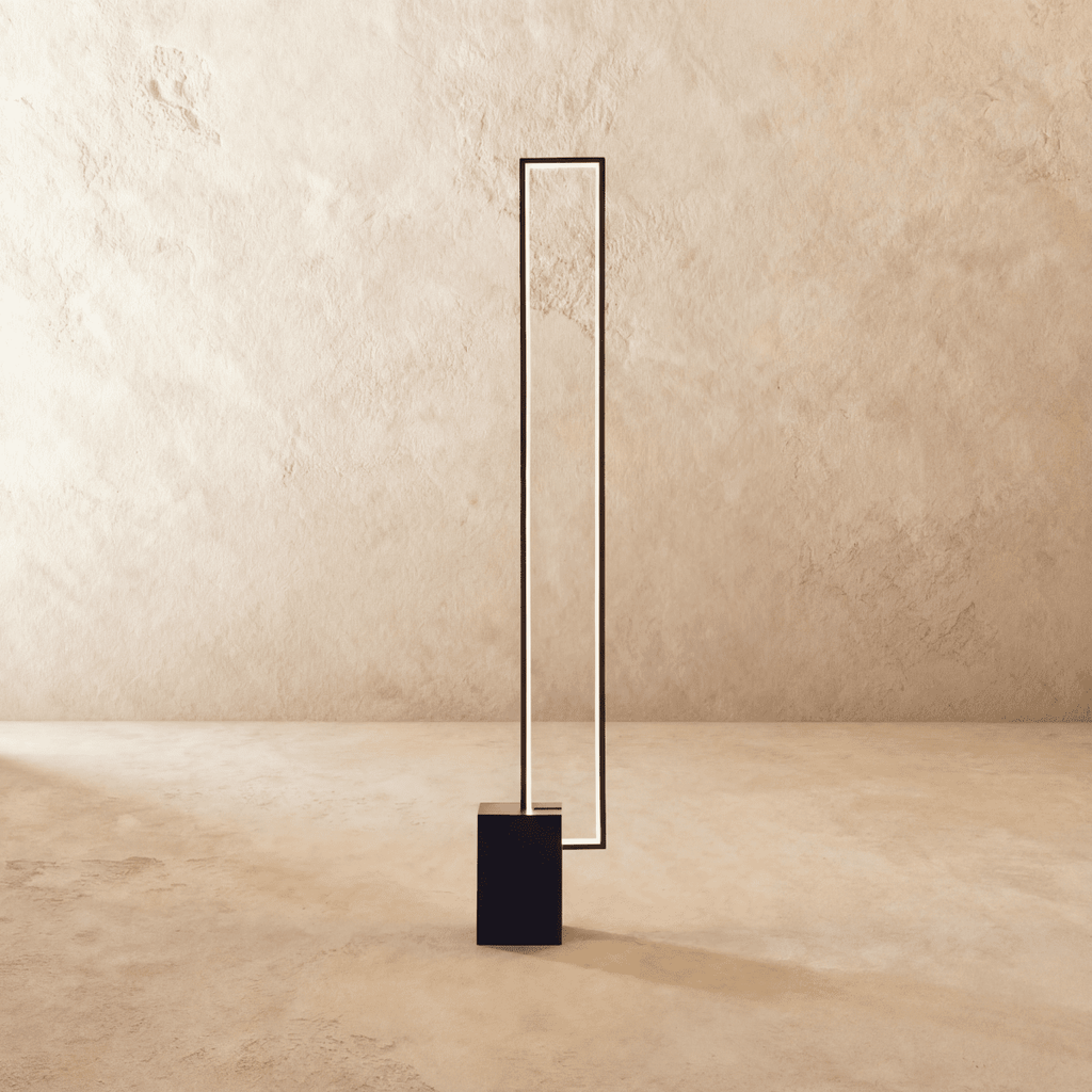 Lampada da terra moderna AstraLume con luminosità regolabile per spazi abitativi