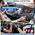 Langaton CarPlay- ja Android Auto -sovitin yli 800 ajoneuvolle
