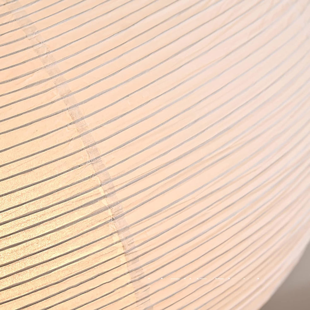 Stojací lampa KairoLuma s rýžovým papírovým stínidlem v japonském minimalistickém designu