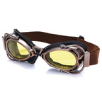 Foldable Motorcycle Riding Goggles with Scratch-Resistant PC Lenses