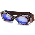 Foldable Motorcycle Riding Goggles with Scratch-Resistant PC Lenses