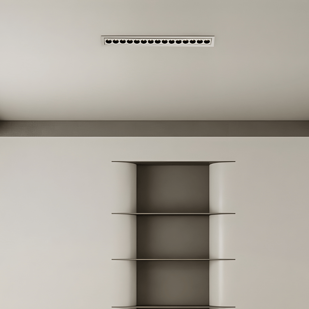Aurora smukła wpuszczana regulowana lampa LED do nowoczesnych sufitów