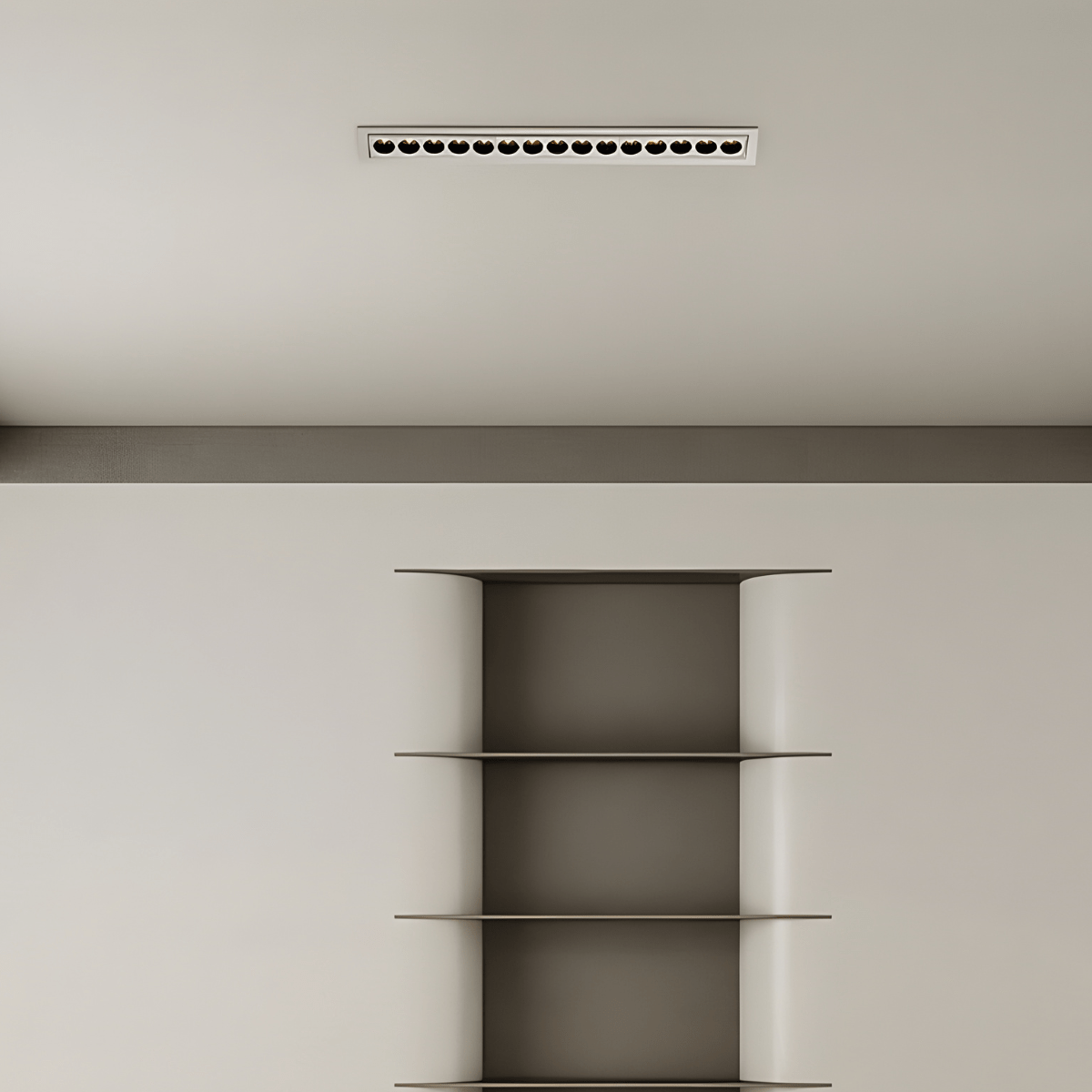 Aurora smukła wpuszczana regulowana lampa LED do nowoczesnych sufitów