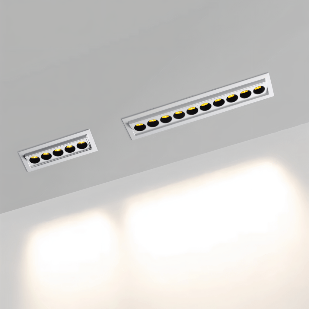 Aurora smukła wpuszczana regulowana lampa LED do nowoczesnych sufitów