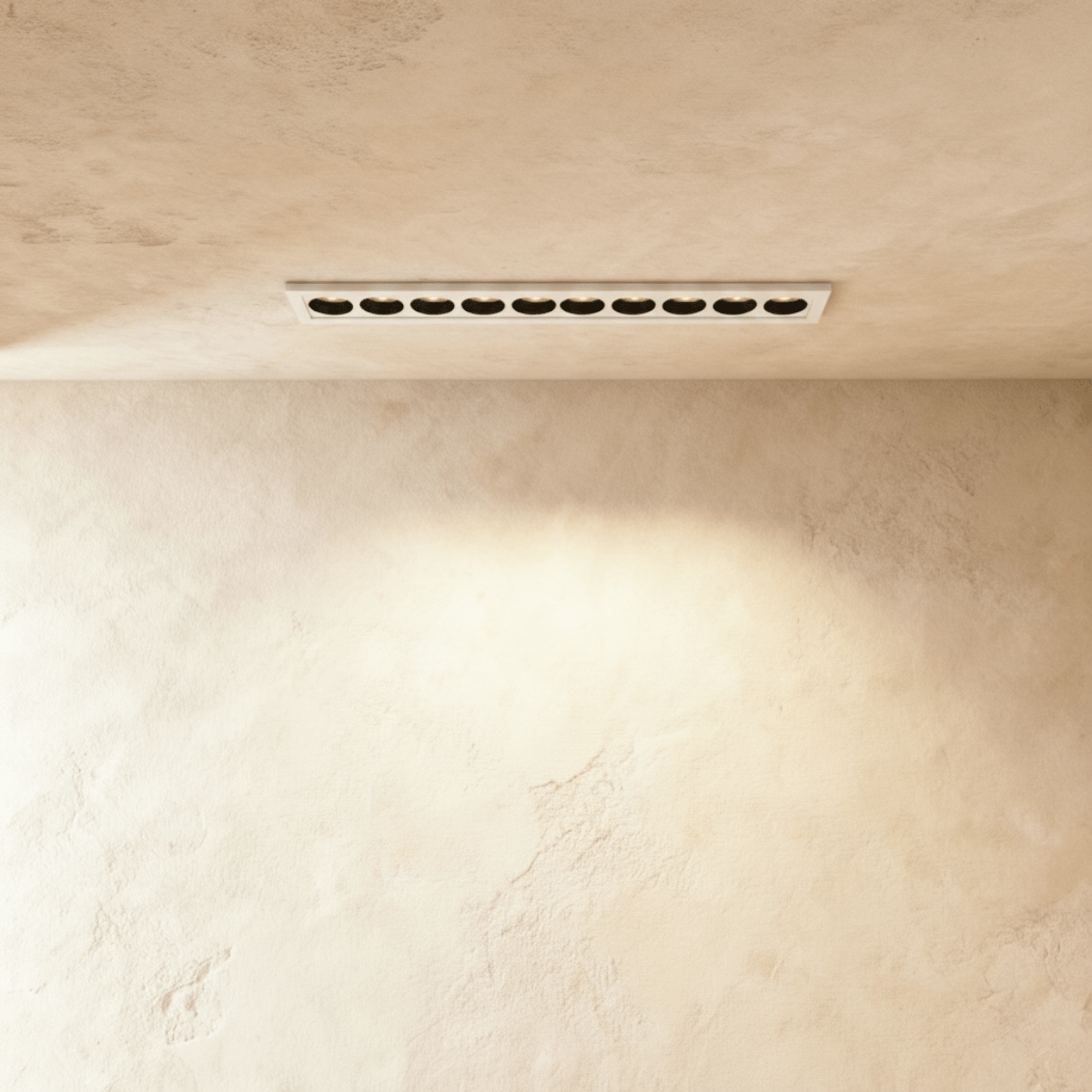 Aurora smukła wpuszczana regulowana lampa LED do nowoczesnych sufitów