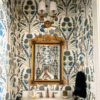 Aurora Heritage dupla karos arany fali lámpa textil árnyékolóval
